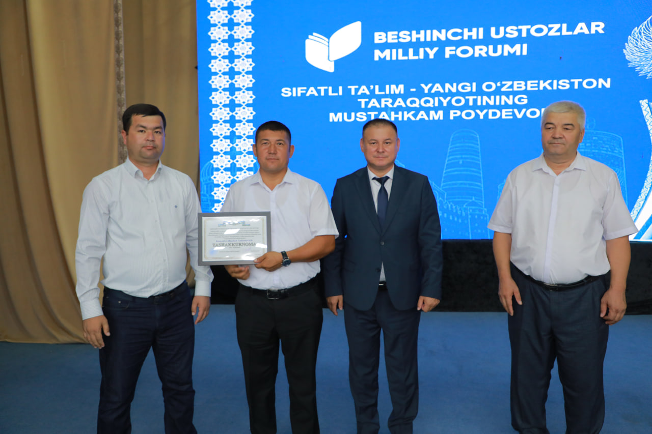 Beshinchi Ustozlar milliy forumining plenar yigʻilishi boʻlib oʻtdi
