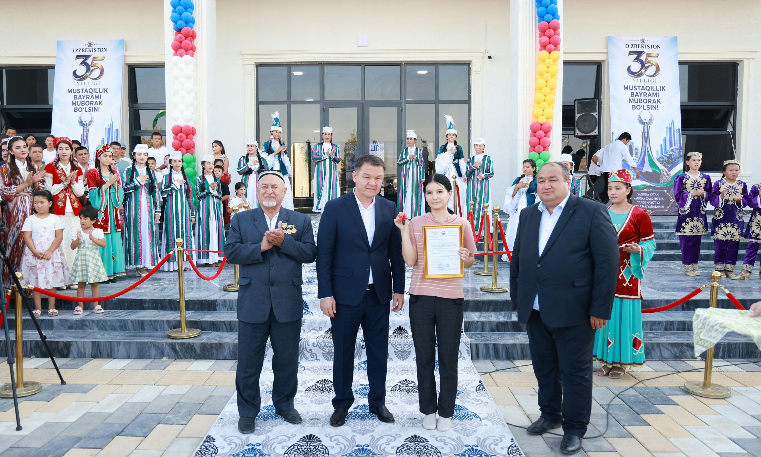 Амударё туманида янги амфитеатр фойдаланишга топширилди