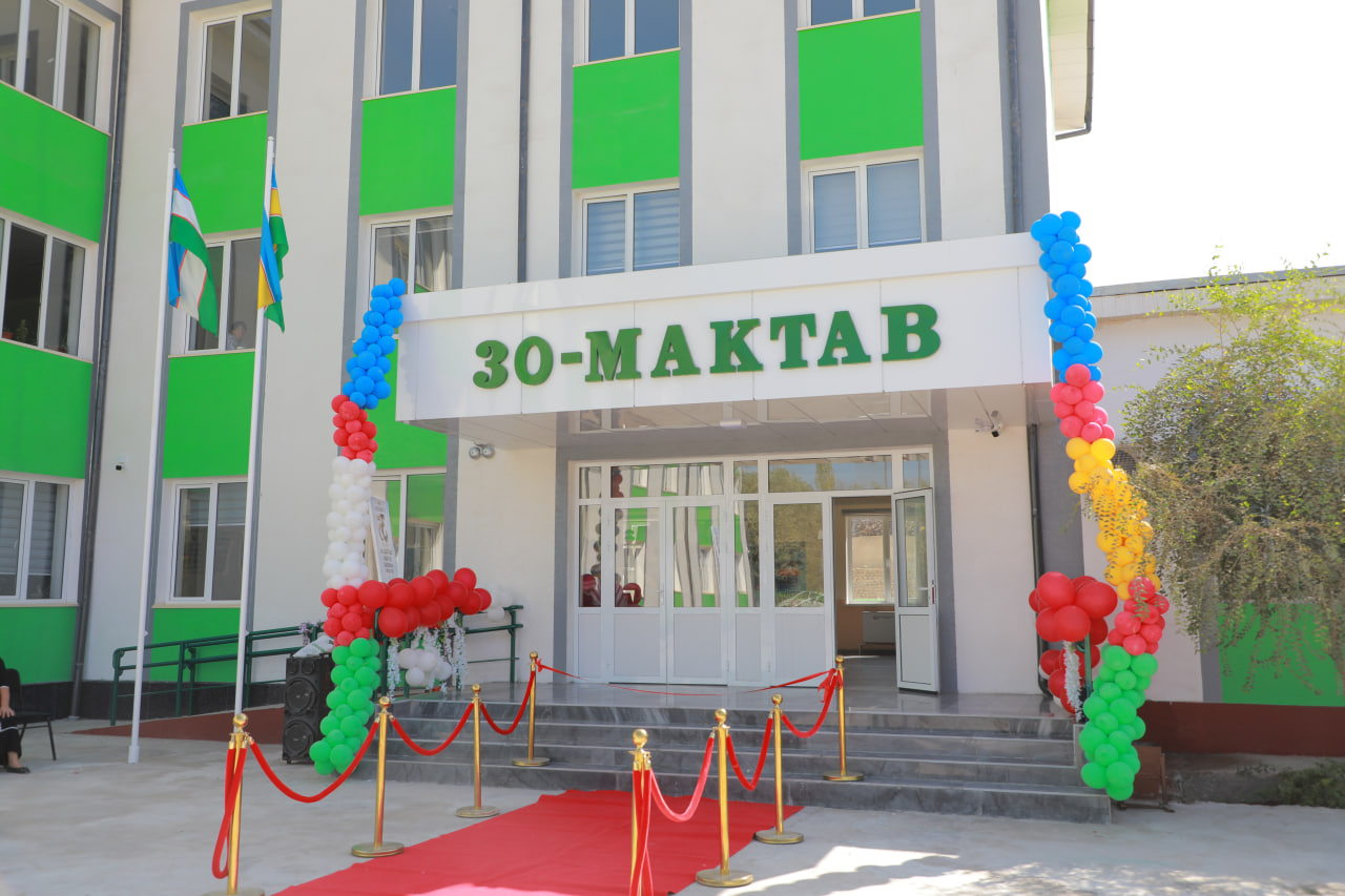 Байрам арафасида янги бинолар фойдаланшга топширилди