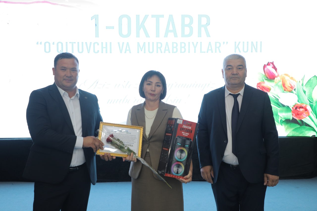 Amudaryo tumanida 1-oktyabr — Oʻqituvchi va murabbiylar kuni keng nishonlandi