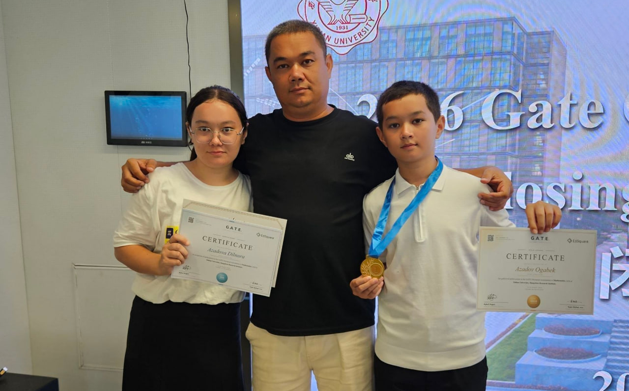 40-sonli maktab oʻquvchisi Ogʻabek Ozodov Xitoyda oʻtkazilgan nufuzli xalqaro olimpiadada oltin medal sohibi boʻldi