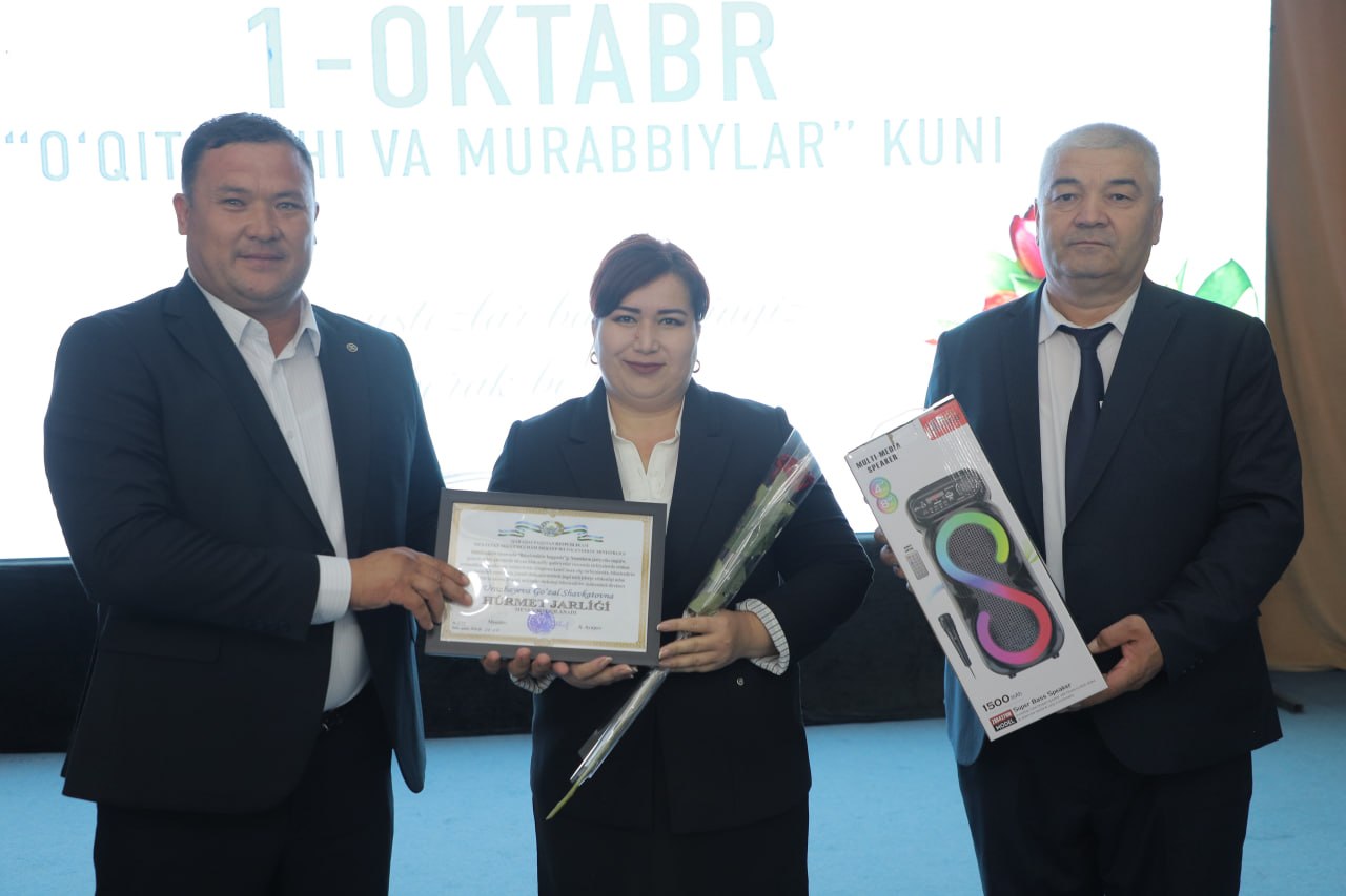 Amudaryo tumanida 1-oktyabr — Oʻqituvchi va murabbiylar kuni keng nishonlandi