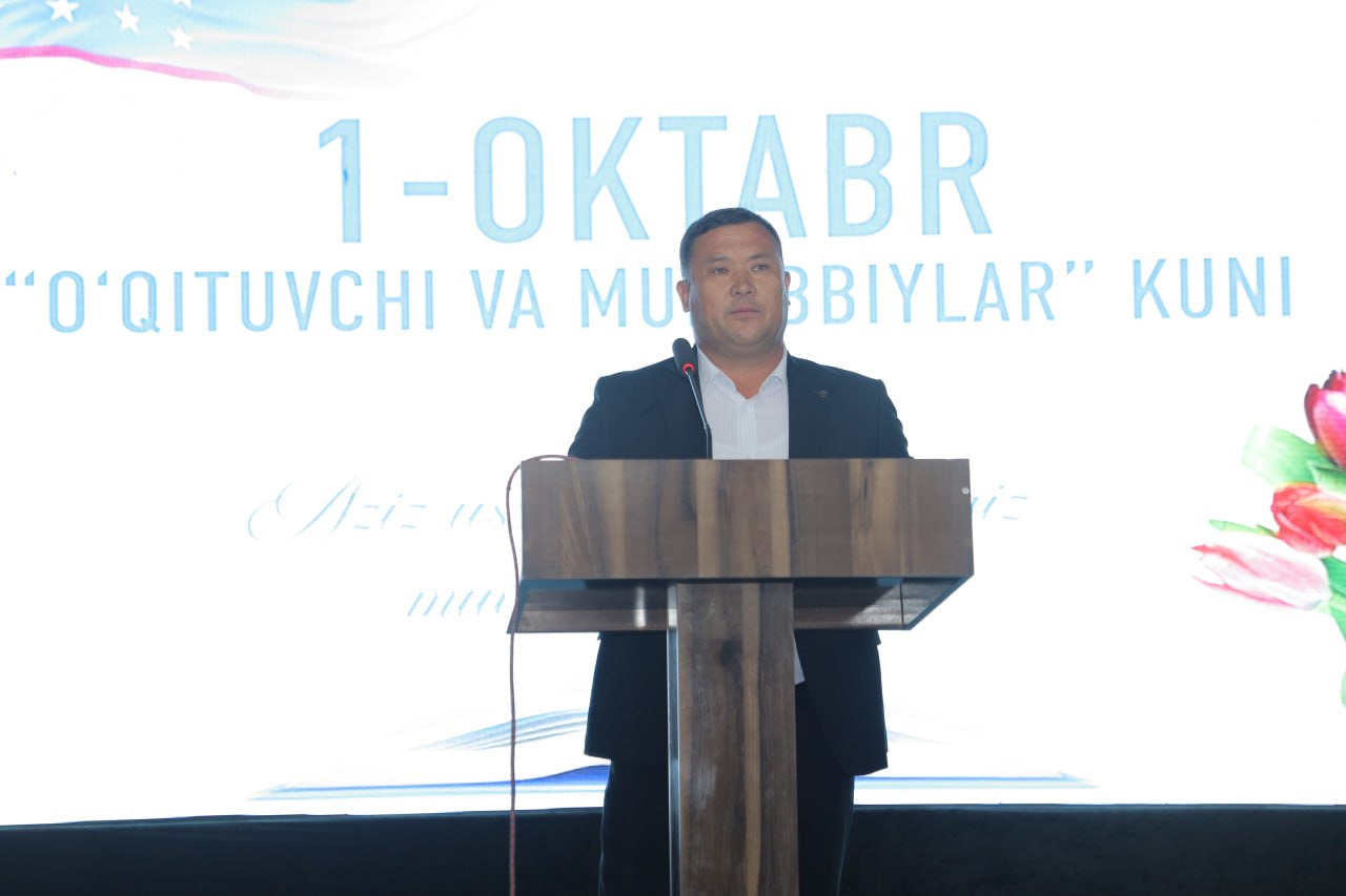 Амударё туманида 1 октябрь — Ўқитувчи ва мураббийлар куни кенг нишонланди