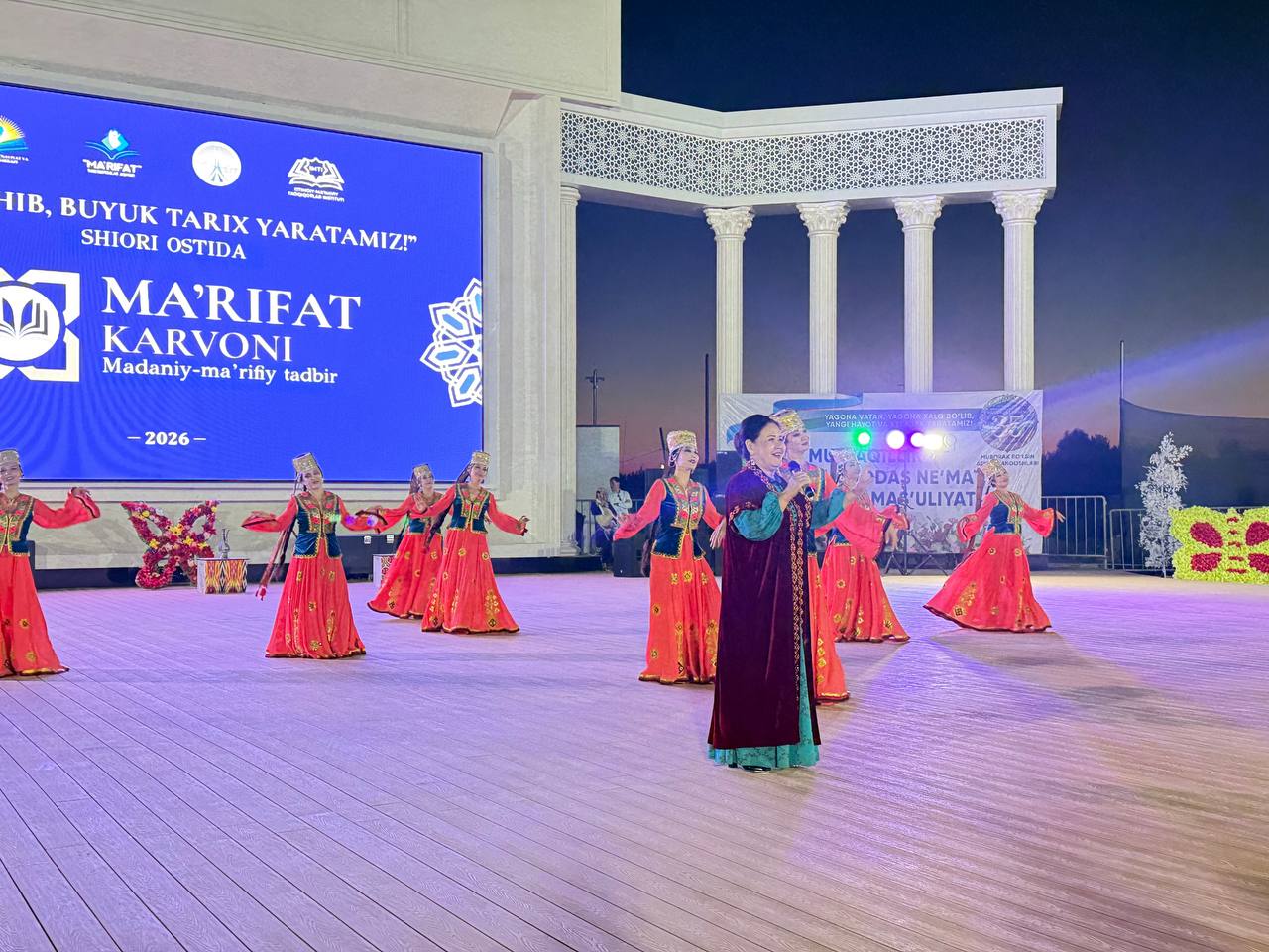 “Birlashib, buyuk tarix yaratamiz” shiori ostida “Maʼrifat karvoni” loyihasi doirasida madaniy-maʼrifiy tadbir oʻtkazildi