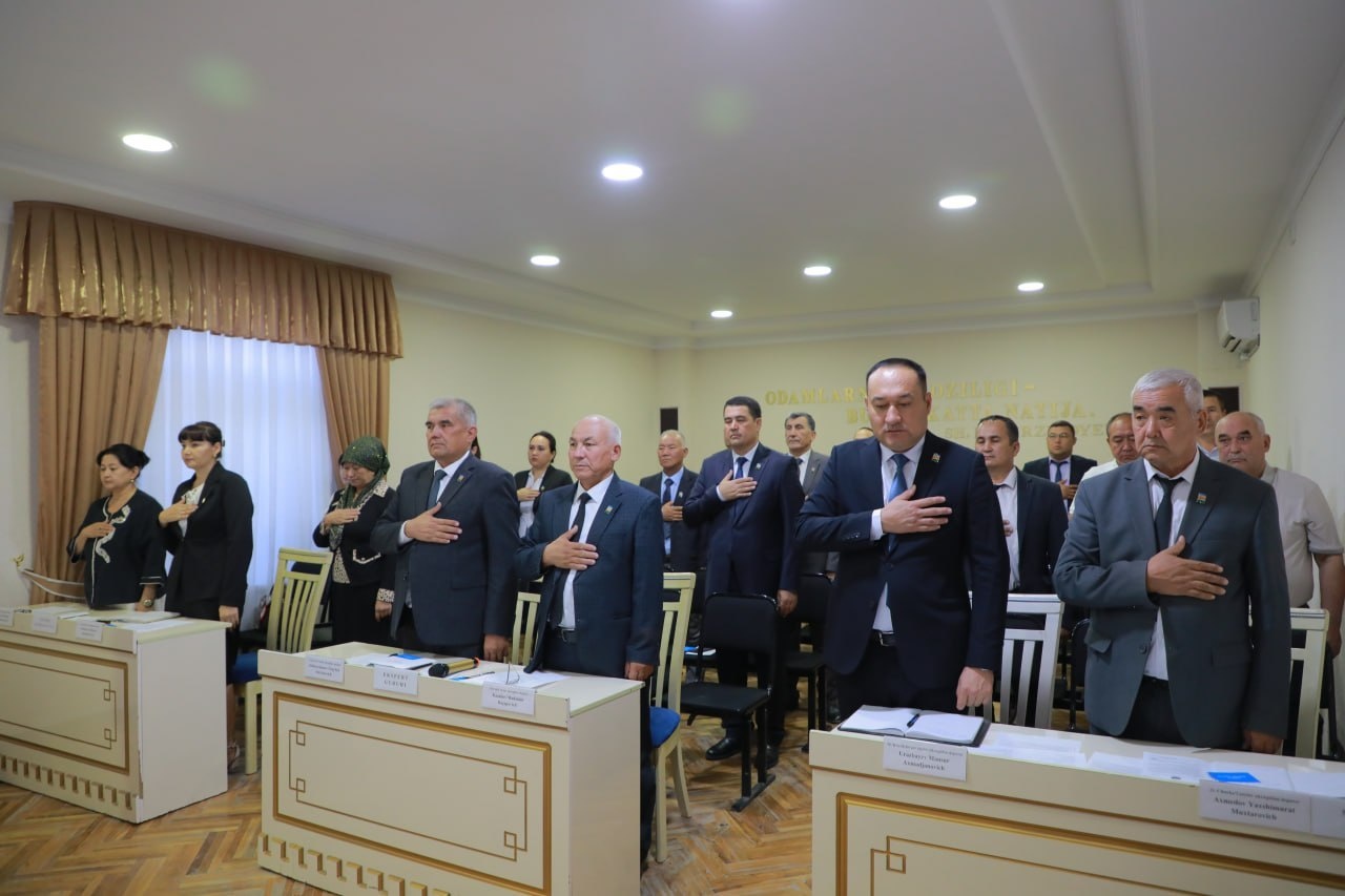 Халқ депутатлари Амударё туман Кенгашининг навбатдаги 24-сессияси ҳақида ахборот