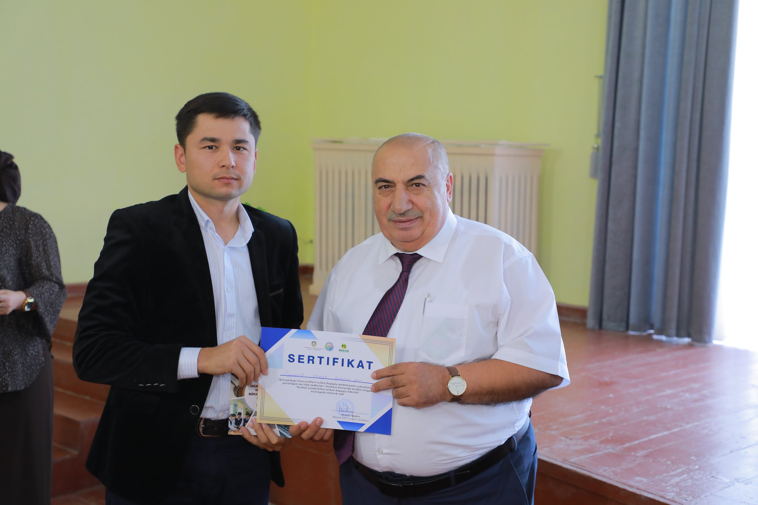«Yoshlar va qonun» mavzusida seminar-trening oʻtkazildi