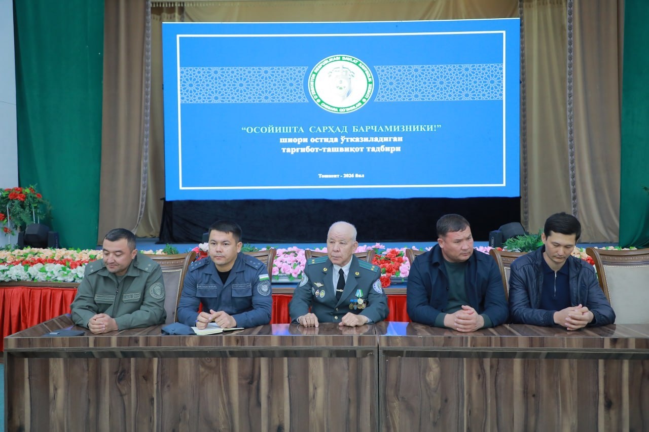 AMUDARYo TUMANIDA “OSOYIShTA SARHAD — BARChAMIZNIKI” ShIORI OSTIDA TARGʻIBOT-TAShVIQOT TADBIRI OʻTKAZILDI