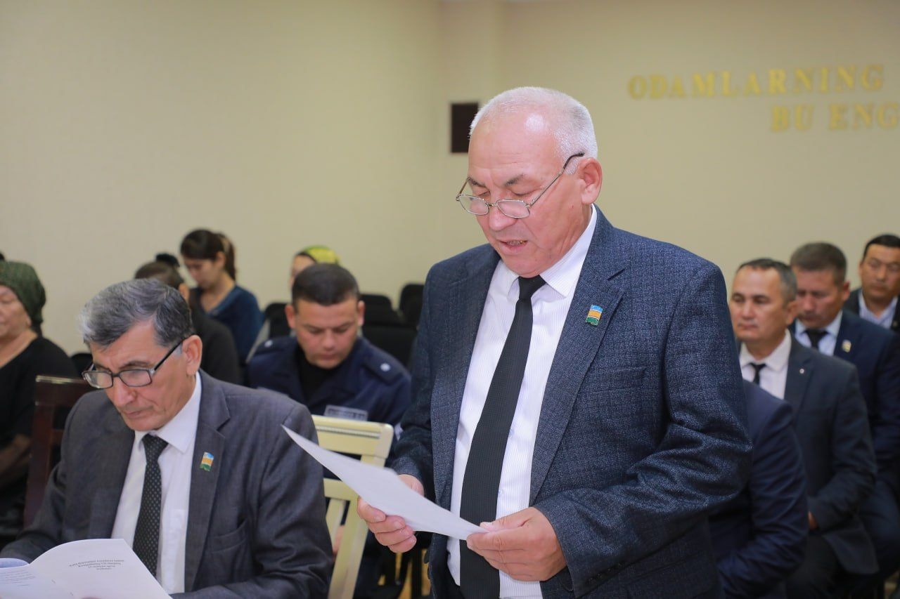 Xalq deputatlari Amudaryo tumani Kengashining 25-sessiyasi toʻgʻrisida axborot