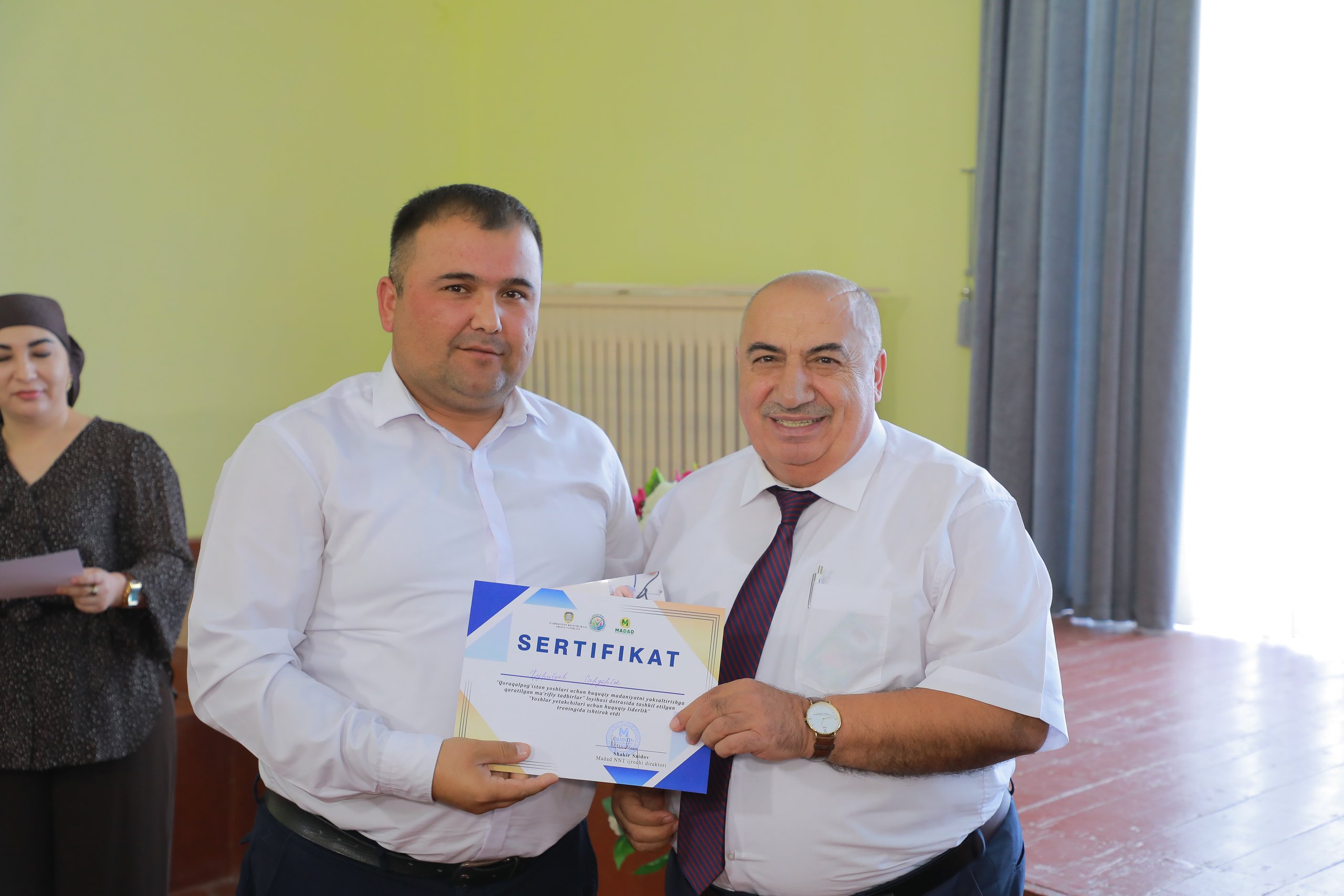 «Yoshlar va qonun» mavzusida seminar-trening oʻtkazildi