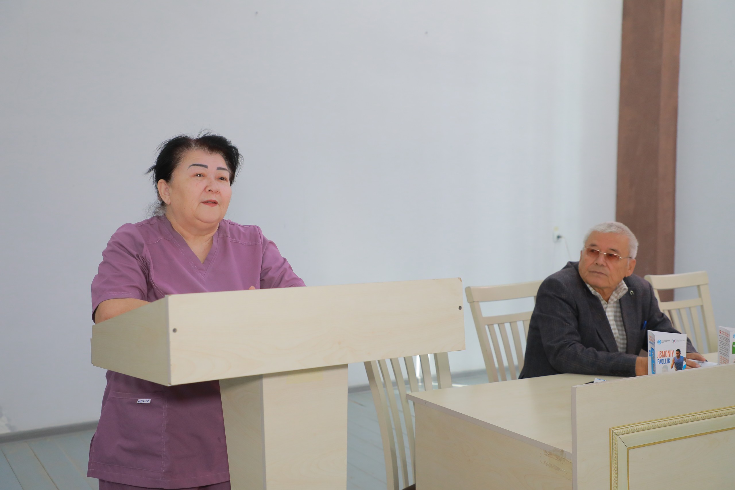 Markaziy poliklinikada reproduktiv salomatlik boʻyicha targʻibot tadbiri oʻtkazildi