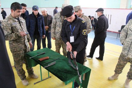 “Ёш чегарачилар” мусобақасининг туман босқичи ўтказилди
