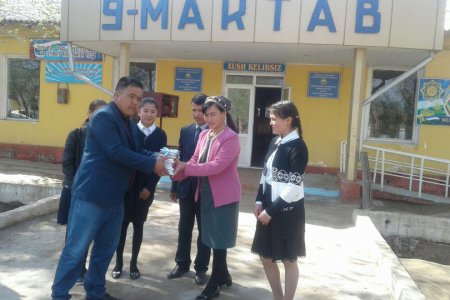 Китоб улашиш акциясияси давом этмоқда