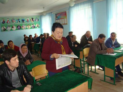 Gazetxonlar bilan uchrashuv oʻtkazildi