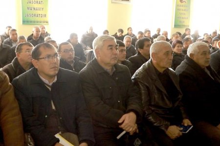 86-sonli saylov uchastkasida seminar oʻtkazildi