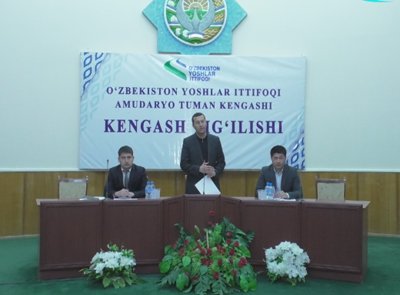 Yoshlar ittifoqi tuman Kengashining hisobot yigʻilishi oʻtka