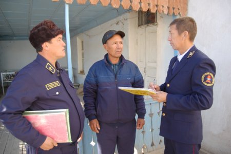 Gaz jihozlari koʻrikdan oʻtkazilmoqda
