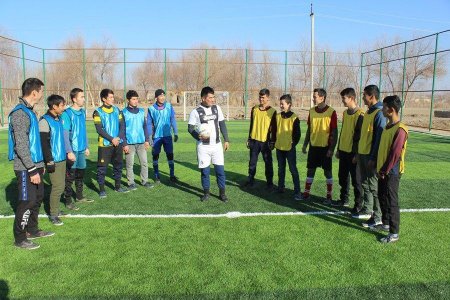 Янги спорт майдончаси фойдаланишга топширилди