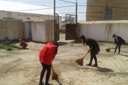 ЎзМТДП Амударё туман Кенгаши ташаббуси билан ободонлаштириш 