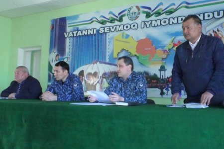 Бобур овулида сектор раҳбарининг сайёр қабули ўтказилди