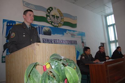 Harbiylar bilan uchrashuv oʻtkazildi