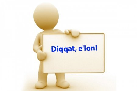 Diqqat, eʼlon