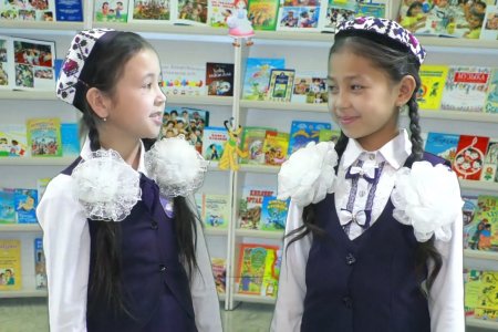 40-sonli maktab oʻquvchilaridan ona tilimiz jozibadorligiga 