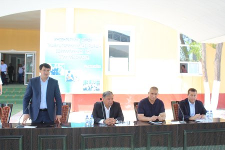 Амударё туманида бош прокурор ўринбосари Э.Тажиевнинг сайёр 