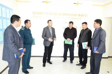 Амударё тумани ҳокими раҳбарлигидаги 1-сектор фаолияти (фотогалерея)