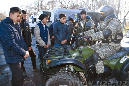 ЧЕГАPА ҚЎШИНЛАPИ ҲАPБИЙЛАPИ ИШТИPОКИДА ЙИҒИЛИШ ЎТКАЗИЛДИ