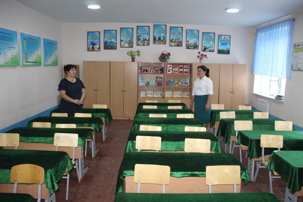 MAKTABLAR YaNGI OʻQUV YILIGA TAYYoR